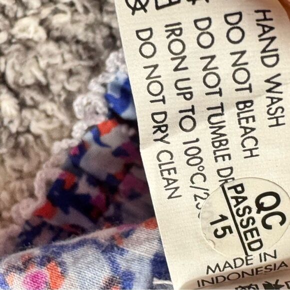 Poupette St Barth Top Womens size Small Nana Light Blue Paquerette Cotton Resort - Picture 15 of 16